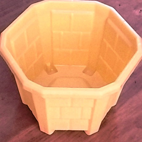 Hexa Planter No. - 1 Yellow (Pack of 12)