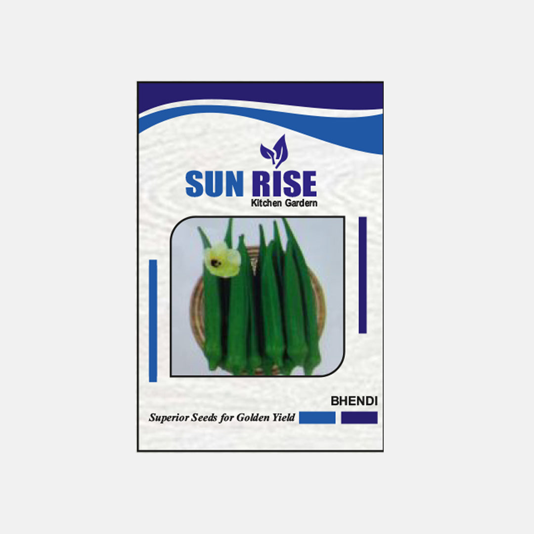 Bhindi (okra) Seeds 8gm - Sunrise
