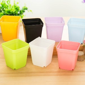 Colorful Plastic Planters