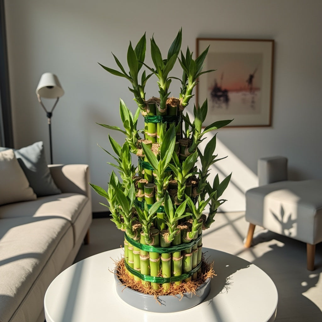 4 Layer Lucky Bamboo Plant