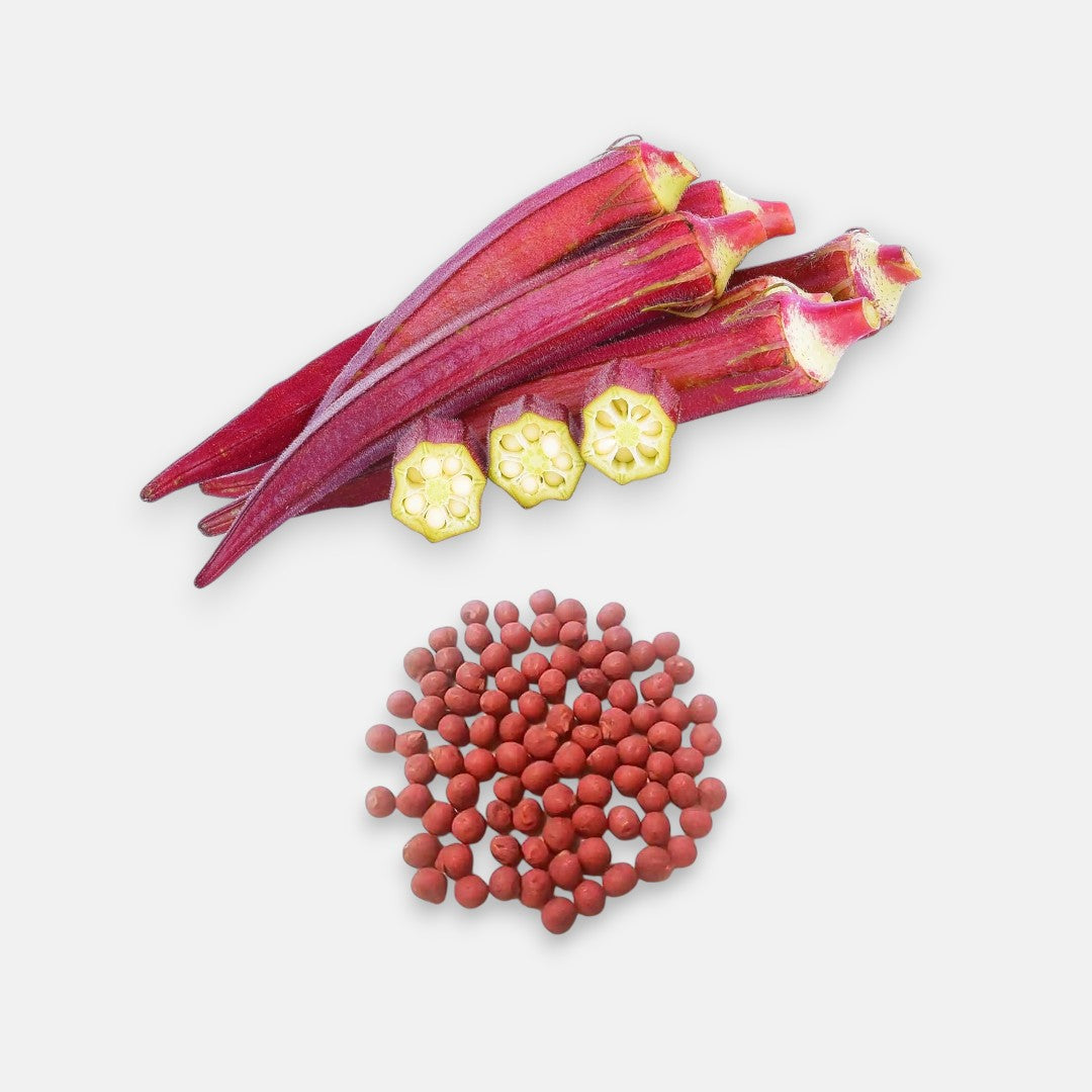 Bhindi Red imp seeds