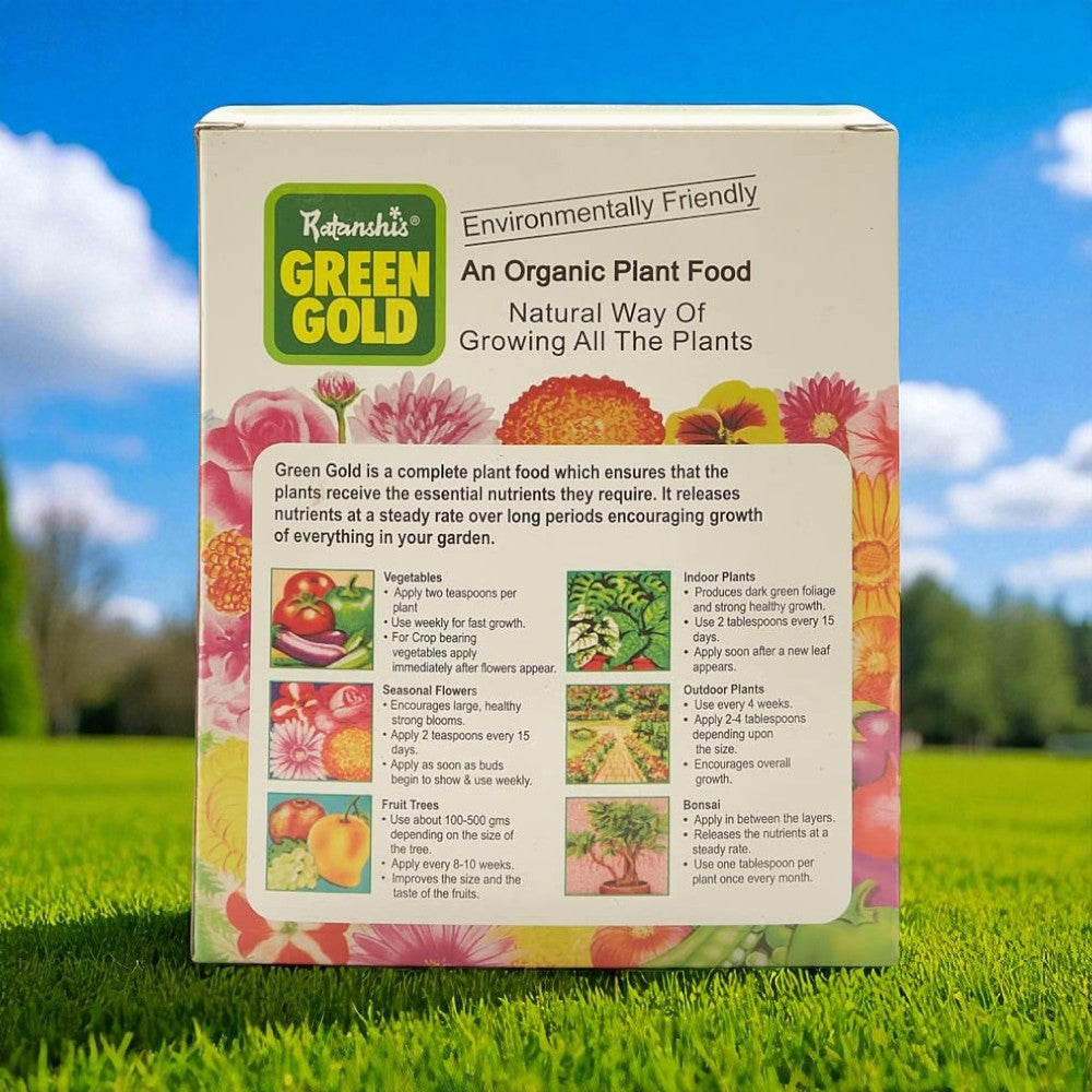 Green Gold Organic Plant Food | 500 Grams | Multipurpose Fertilizer