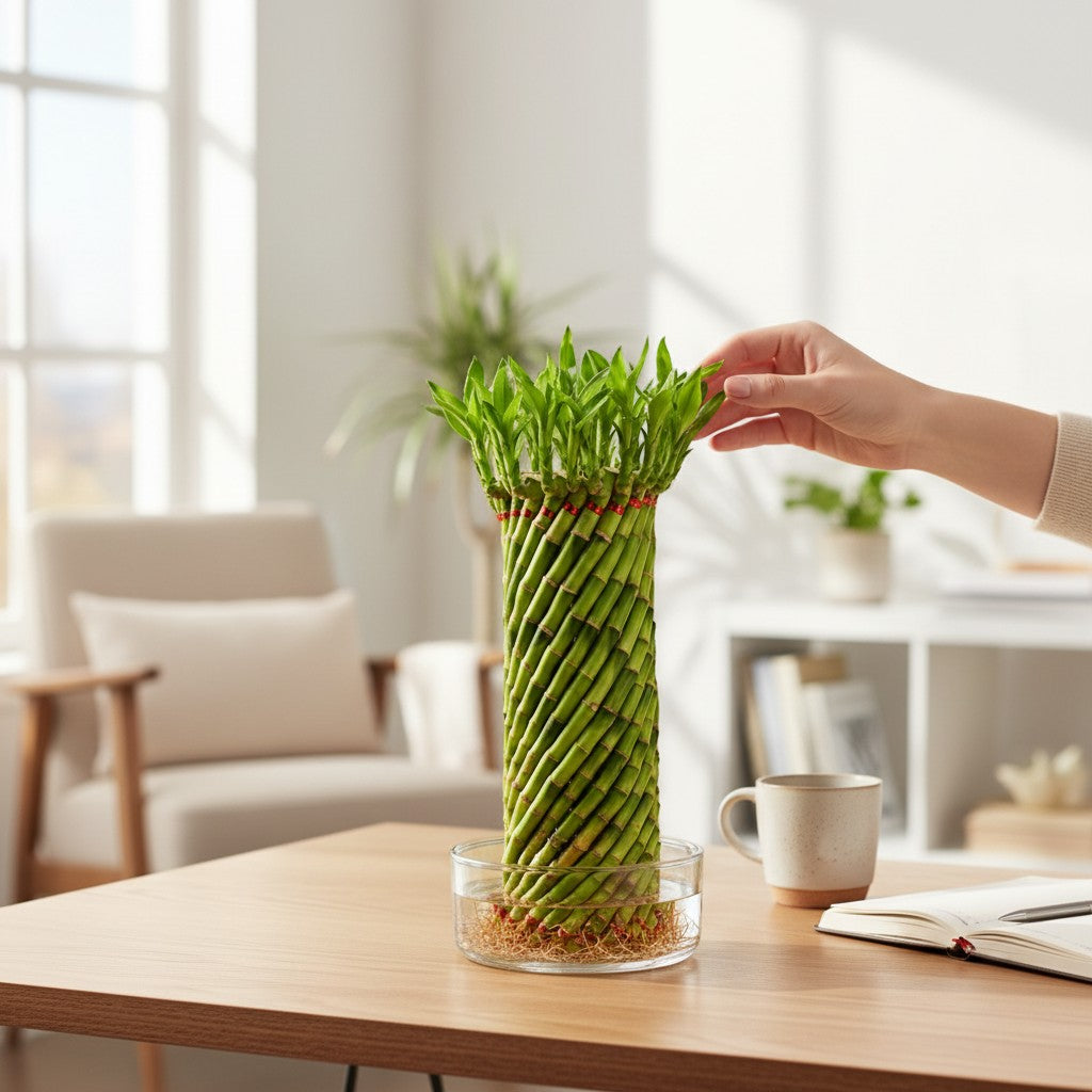 Lucky Bamboo Feng Shui Wheel
