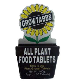 Grow Tab Organic Plant Booster - Organic Fertilizer 100 Grams