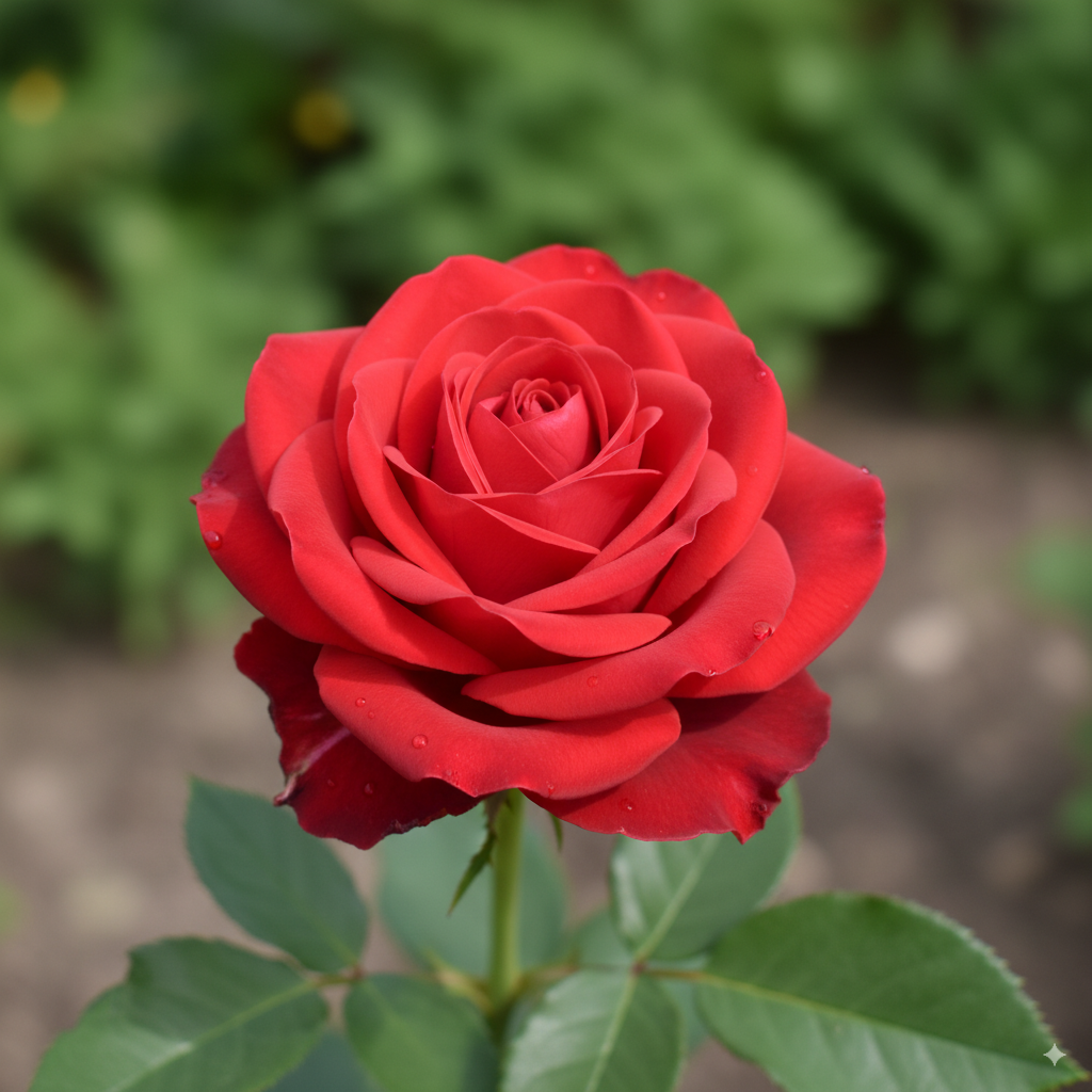 Rose Gladiator Red Plant in 6&