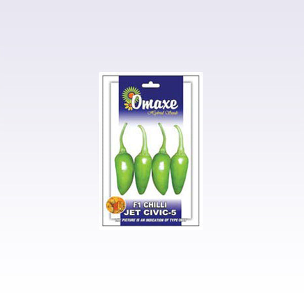 Chilli F1 Jet Civic-5 (30 seeds) - omaxe seeds