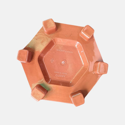 Hexa Planter No. 02 | 16.5 (D) X 11 CM (H) | Pack of 5 | indoor or outdoor use