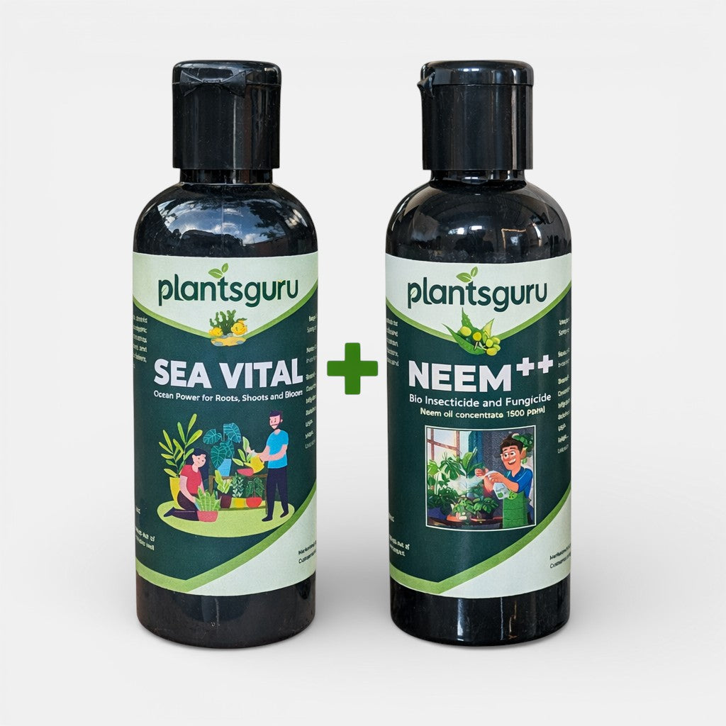 Sea Vital 100ML + Neem++ 100ML Complete Garden Care Combo