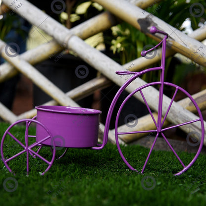 Plant Container Purple Cycle