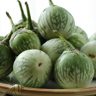 Omaxe Brinjal F1 Hybrid Green Round seeds