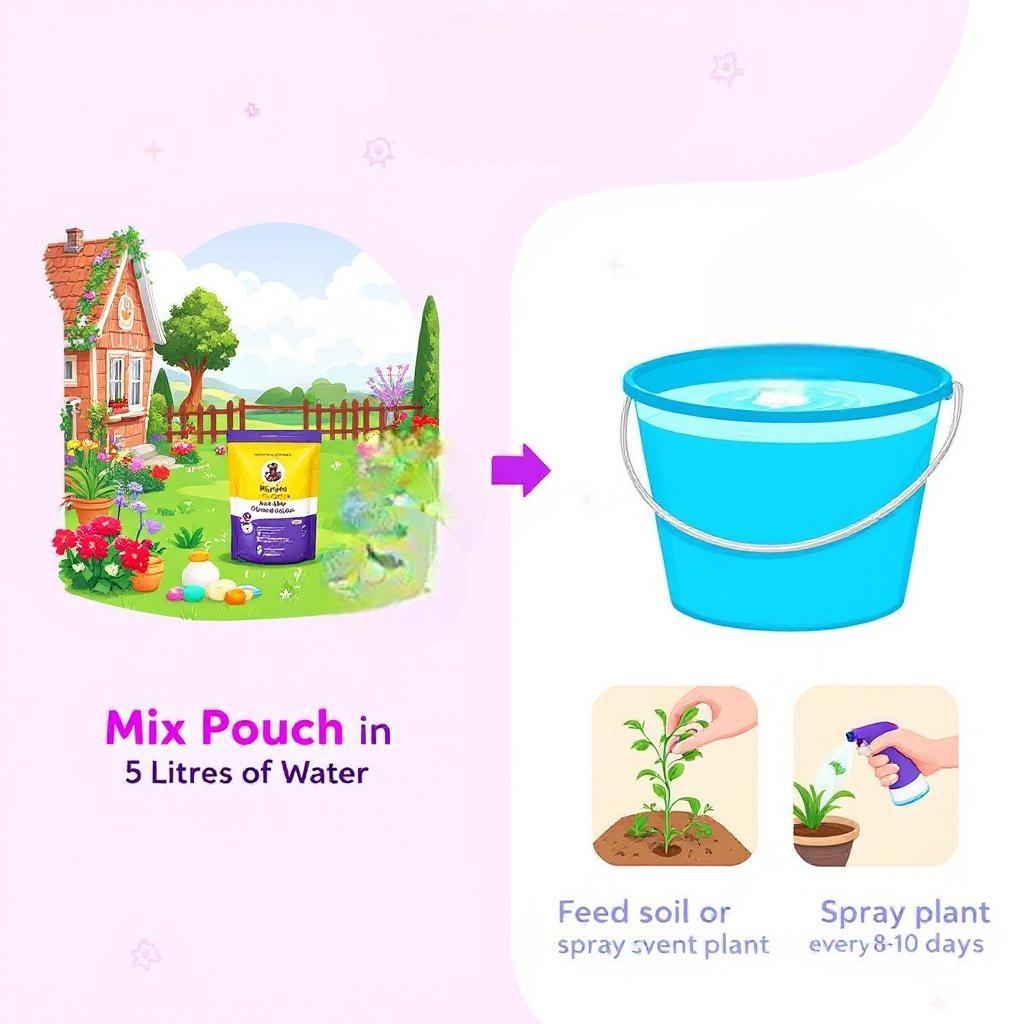Maxi Grow | Pack of 5 | Water Soluble Plant Food | N-P-K 6-12-36