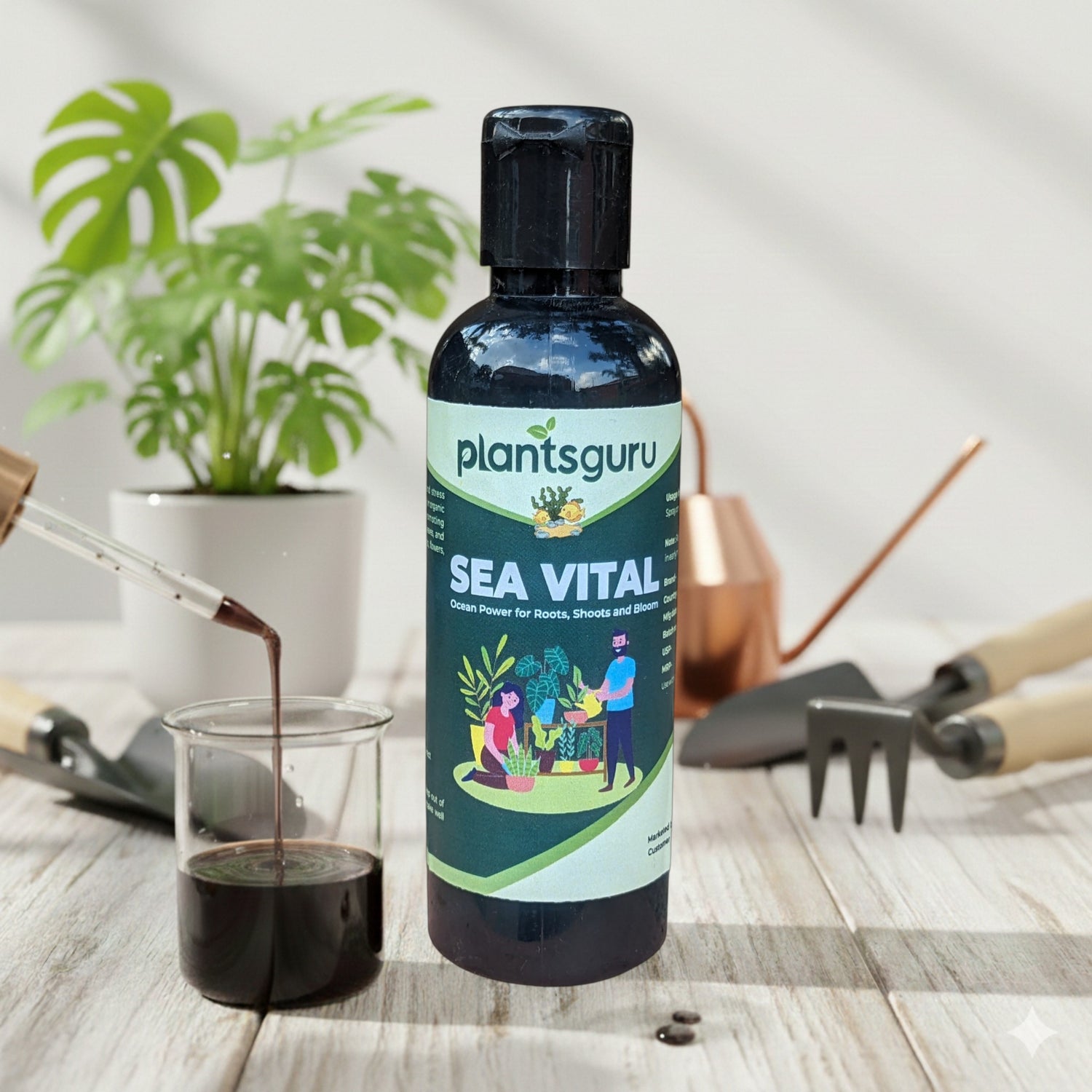 Sea Vital 100ML | 100% Organic Seaweed Extract Liquid Fertilizer for All Plants
