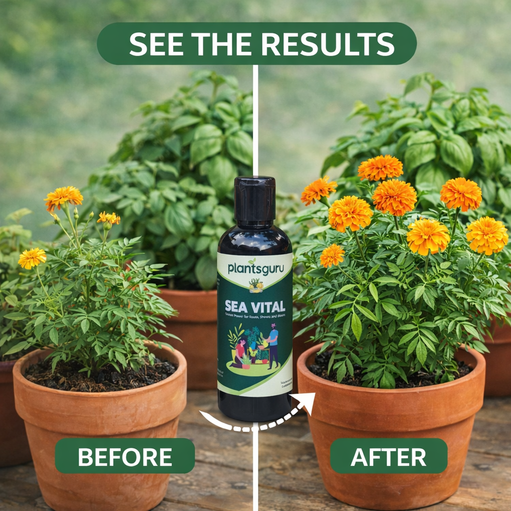 Sea Vital 100ML | 100% Organic Seaweed Extract Liquid Fertilizer for All Plants