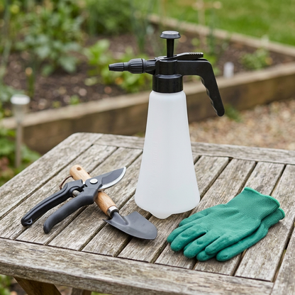 Hand Pressure Pump Sprayer Bottle – Adjustable Nozzle Multipurpose Spray Bottle1 Litre