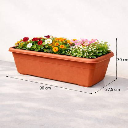 window planter brown big 